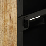 TV Cabinet 110x30x45 cm Rough Mango Wood 328414