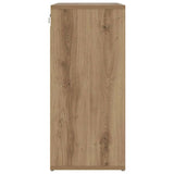 Shoe Cabinet Artisan Oak 77.5 x 30 x 67 cm Engineered Wood 875213