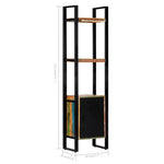 Bookshelf 45x30x171 cm Solid Reclaimed Wood 247907