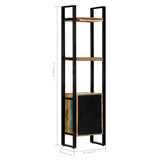 Bookshelf 45x30x171 cm Solid Reclaimed Wood 247907