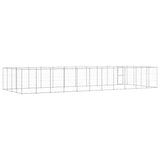 Outdoor Dog Kennel Galvanised Steel 43.56 m 3082321