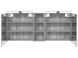 Bathroom Cabinet Set 3 pcs 120 x 14.5 x 70 cm Engineered wood 3403757