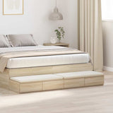 Bed Drawers Sonoma Oak 150 x 36.5 x 16.5 cm Engineered Wood 866957