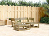 3 Piece Garden Sofa Set Impregnated Wood Pine 3216989
