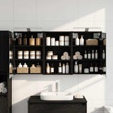 Bathroom Cabinet Set 3 pcs 126 x 16 x 62.5 cm Engineered wood 3403833