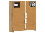 Bathroom Mirror Cabinet Artisan Oak 33 x 11.5 x 50 cm 889222