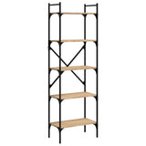 Bookcase 5-Tier Sonoma Oak 56x31,5x174 cm Engineered Wood 833344