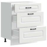 Kitchen Base Cabinet Kalmar White Engineered Wood 854279