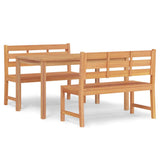 3 Piece Garden Dining Set Solid Wood Teak 3157193
