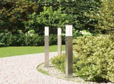 Bollard Lights with Sensor 3 pcs 80 cm Stainless Steel IP44 4006056