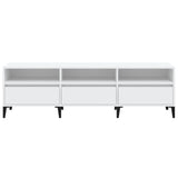TV Cabinet White 150x30x44.5 cm Engineered Wood 831917