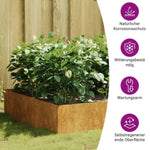 ZNTS Garden Raised Bed 100x100x41 cm Corten Steel 824516