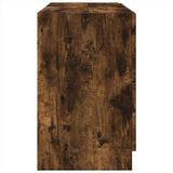 Sink Cabinet Smoked Oak 78x37x59 cm Engineered Wood 848119