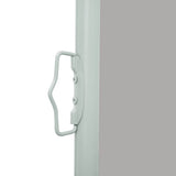 Patio Retractable Side Awning 100x514 cm Grey 48386