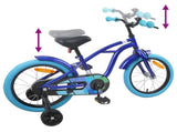 Kids Bike 16'' for 4-6 Years Old Dark Blue 42009329