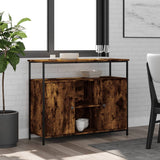Sideboard Smoked Oak 100x35x80 cm Engineered Wood 835501