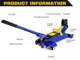 Trolley Jack 2 Ton Tonne Low Profile Hydraulic Floor Lifting Car Van Garage New 19094390