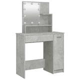 Dressing Table Concrete grey Engineered wood, acrylic Standard 808814