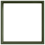 Lawn Edging 6 pcs Olive Green 40 x 40 x 13 cm Steel 874709