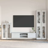 TV Cabinet Set with Drawer FLORIN 3 pcs White Engineered Wood 3397954