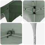 Pop-up Party Tent 575 x 288 x 245 cm Green Oxford Fabric 42019882