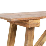 Console Table 130x40x80 cm Mixed Recycled Wood 283916