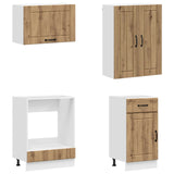 Kitchen Unit LUCCA 8 pcs Artisan Oak Engineered Wood 3438152