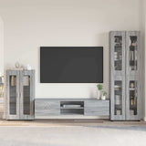 TV Cabinet Set FLORIN 3 pcs Grey Sonoma Engineered Wood 3397960