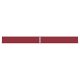 Retractable Side Awning Red 117x1200 cm 318059