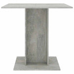 Dining Table Concrete Grey 80x80x75 cm Engineered Wood 800256