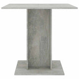 Dining Table Concrete Grey 80x80x75 cm Engineered Wood 800256