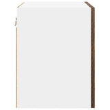 Hanging Cabinet with Storage 2 pcs Smoked Oak 40 x 31 x 40 cm 884203