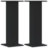 Plant Stands 2 pcs Black 30x30x80 cm Engineered Wood 3307865