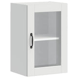 Kitchen Wall Cabinet with Glass Door Porto White 854007