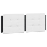 Bed Frame without Mattress "Zadar" Black and White 120x200 cm Faux Leather 3208175