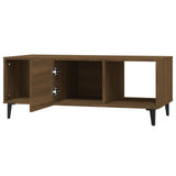 Coffee Table Brown Oak 102x50x40 cm Engineered Wood 817530