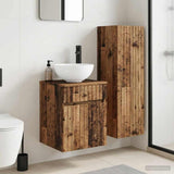 Bathroom Furniture Set 2 pcs Old Wood 33 x 34.5 x 100 cm 3406141