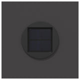 Solar LED Pathway Light 2 pcs Black Cold Rolled Steel 879730