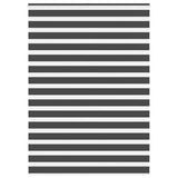 Zebra Blind Black 160x230 cm Fabric Width 155.9 cm Polyester 4014299