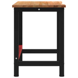 Workbench Light Brown 140x60x81.5 cm Solid Wood Oak 3309676