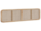 Headboard with Headboard Natural 160 x 55 x 3 cm Rattan 42011565