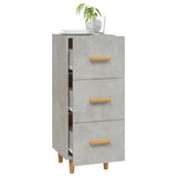 Sideboard Concrete Grey 34.5x34x90 cm Engineered Wood 812343