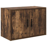 Garage Cabinets 2 pcs Smoked Oak Engineered Wood 3328309