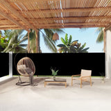 Side Awning Black Polyester with PU coating, Steel, Aluminium 318030