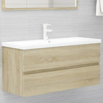 ZNTS Sink Cabinet with Built-in Basin Sonoma Oak Engineered Wood 3071570