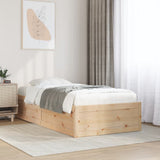 Bed Frame without Mattress 90x200 cm Solid Wood Pine 846831