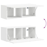 TV Wall Cabinet White 78.5 x 31 x 29.5 cm Engineered Wood 892209