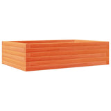 Garden Planter Wax Brown 90x60x23 cm Solid Wood Pine 847235