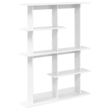 Wall Shelving Unit White 102 x 20 x 130 cm Engineered Wood 8012052