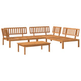 4 Piece Garden Pallet Sofa Set Solid Wood Acacia 3209436